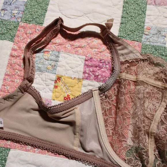 Ewa Michlak brown lace BM bra 85F - Picture 5 of 5